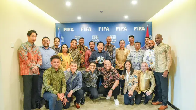 Erick Thohir Beberkan Transformasi Sepak bola Indonesia di Hadapan FIFA Chief Member Associations Officer